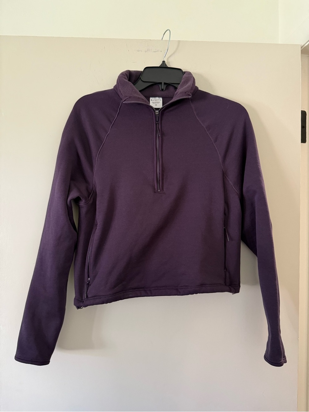 Athleta Quarter-Zip Purple Women's